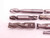 13pc LOT OF HSS 2 & 4 FLUTE END MILLS VARIOUS SIZES AND TYPES MACHINIST TOOLING - BR10823LVR