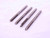 4pcs #10 40 NS HSS SPIRAL POINT PLUG & BOTTOMING TAP 2 STRAIGHT FLUTE .190 10-40 - NS3380CX5