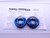 CERTIFIED 1 1/2 12 UNF 2A THREAD RING GAGES 1.5 GO NO GO PD'S = 1.4440 & 1.4376 - DW38818TLC