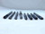 8pcs LOT OF ASSORTED CARBIDE END MILLS AROUND 3/8" O.D. LONG REACH .375 .3750 - JG1080CG5