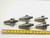 5pcs LOT OF BT40 3/16 I.D. SOLID END MILL TOOL HOLDER .1875 VARIOUS PROJECTIONS - NS4466LVR