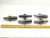 5pcs LOT OF BT40 5/8 I.D. SOLID END MILL TOOL HOLDER .625 VARIOUS PROJECTION - NS4481LVR
