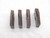 4pcs AMEC 1 1/2 SERIES C 10234-0116 HSS SPADE DRILL INSERTS 1.5 UNDERSIZE USA - NS4912BU5