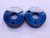 15/16 48 NS 2 THREAD RING GAGES .9375 GO NO GO P.D.'S = .9240 & .9201 CHECK - DW40083OB6