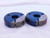 15/16 48 NS 2 THREAD RING GAGES .9375 GO NO GO P.D.'S = .9240 & .9201 CHECK - DW40083OB6