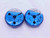 1/4 32 UNEF 2A LEFT HAND THREAD RING GAGES .25 GO NO GO P.D.'S = .2287 & .2255 - DW40113OB6