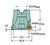 SANDVIK 1 1/2 O.D. COOLANT FACE MILL RA300-051R19-13H 3/4 PILOT HOLDS 5 INSERTS - NS5425AB6