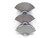 3pc NARDCO 4669-1004 COLLET PADS 5/8 I.D. USA MADE .625 ROUND SMOOTH - JG3597CH5
