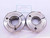 NEW 1 3/4 5 UNC 3A THREAD RING GAGES 1.75 5 GO NO GO P.D.'S = 1.6201 & 1.6134 - DW40471GFG