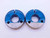 M36 X 2 6g METRIC THREAD RING GAGES 36 2.0 GO NO GO P.D.'S = 34.663 & 34.493 - DW40723AX6