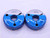 7/8 20 UNEF 3A THREAD RING GAGES .875 .8750 GO NO GO P.D.'S = .8425 & .8392 - DW40764AQ6