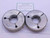 NEW 1 5/8 12 UNJ 3A THREAD RING GAGES 1.625 GO NO GO P.D.'S = 1.5709 & 1.5665