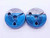 3/8 24 UNF 3A LEFT HAND THREAD RING GAGES .375 GO NO GO P.D.'S = .3479 & .3450 - DW40842LVR