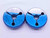 9/16 18 UNJF 3A THREAD RING GAGES .5625 GO NO GO P.D.'S = .5264 & .5230 CHECK - DW40859LVR