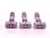 3pcs COMTORGAGE BORE PLUG GAGE FOR SERIES 1CM1 46.880mm O.D INSPECTION EXPANSION - NS6019CZ5