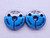 1/2 20 UNF 2A LEFT HAND THREAD RING GAGES .5 GO NO GO P.D.'S = .4662 & .4619 - DW40958LVR