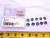 10pcs SECO 220.13-621 CARBIDE TURNING INSERT SHIMS / SEATS 1/2" INSCRIBED CIRCLE - JJ1463CH5
