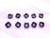 10pcs SECO 220.13-621 CARBIDE TURNING INSERT SHIMS / SEATS 1/2" INSCRIBED CIRCLE - JJ1463CH5