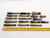 17pc LOT HSS PLUG BOTTOMING & PIPE TAPS STRAIGHT & SPIRAL POINT FLUTE THREADING - NS6214CH5