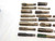 20pc LOT HSS STRAIGHT FLUTE TAPS PLUG & BOTTOMING MACHINIST TOOLING THREADING - NS6218CH5