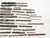 34pc LOT HSS TWIST DRILL BITS INCH & METRIC SIZES UP TO 25/32" SOME MODIFIED - NS6235BA6
