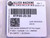 1pc NEW AMEC XTP20-20.50 20.5mm O.D. CARBIDE DRILL TIP INSERT GEN3SYS #20 SERIES - DCT-JJ1598