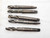 10pcs LOT OF MORSE TAPER #2 HSS TWIST DRILL BITS INCH SIZES UP TO 47/64" MT2 - NS6304BA6