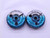 .200 70 NS 2 THREAD RING GAGES .2 .20 .2000 GO NO GO P.D.'S = .1907 & .1883 - DW41127LVR