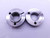 NEW 1 1/2 8 UN 2A VERMONT THREAD RING GAGES 1.5 GO NO GO PD'S = 1.4166 & 1.4093 - DW41207VTG
