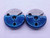 3/8 27 UNS 2A MODIFIED THREAD RING GAGES .375 GO NO GO P.D.'S = .3500 & .3470 - DW41336BB6