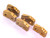 4 NEW 1 USED AMEC 3/4 OD SERIES #1 T-A TiN HSS SPADE DRILL INSERTS .75 131T-0024 - JJ1918BB6