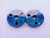 .600 40 UNS 2A THREAD RING GAGES .6 .60 .6000 GO NO GO P.D.'S = .5828 & .5795 - DW41488OB6