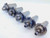 5pc LOT OF CAT50 1 1/4 PILOT O.D. 1/2 KEY FACE MILL TOOL HOLDER 1 1/2 PROJ. 1.25