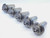 5pc LOT OF CAT50 3/4 PILOT OD 5/16 KEY FACE MILL TOOL HOLDER 1 1/2 PROJECTION - JG4701LVR
