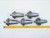 5pc LOT OF CAT50 3/4 PILOT O.D. 5/16 KEY FACE MILL TOOL HOLDER 1 1/2 PROJECTION - JG4702LVR
