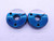 7/8 14 UNF 3A THREAD RING GAGES .875 .8750 GO NO GO P.D.'S = .8286 & .8245 CHECK - JF0009BU