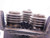 PRATT & WHITNEY TRI-ROLL THREAD ROLLS 1/8 - 27 ANPT / NPT BASIC .125 USA MADE - JJ2189LVR