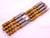 8pcs NEW GREENFIELD 3/8 16 NC GH5 HSS TiN COATED PLUG TAP 3 SPIRAL FLUTE .375 - JJ2219CH5