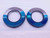 3" 16 UN 2A SOLID THREAD RING GAGES 3.0 3.00 GO NO GO P.D.'S = 2.9577 & 2.9521 - DW41705BA6