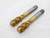 2pcs NEW GTD 5/8 11 NC GH5 HSS TiN COATED PLUG TAP 3 SPIRAL FLUTE .625 USA - NS6880CH5