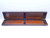 TOOL STORAGE CASE W/ FOAM PADDED CUTOUTS AND WORKING LATCHES 28 3/8 X 5 1/4 X 2"
