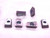 6pcs NEW MITSUBISHI QOMT1959R-M2 VP30RT TiAlN COATED CARBIDE MILLING INSERTS - JJ2522BC5