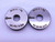 NEW M10 X 1 6g SOLID THREAD RING GAGES 10 1.0 GO NO GO P.D.'S = 9.324 & 9.212 - DW41801MSAF