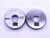 NEW 1/2 28 UNEF 2A SOLID THREAD RING GAGES .5 GO NO GO P.D.'S = .4757 & .4720 - DW41916MSAF