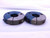 1 5/16 12 UN 2A THREAD RING GAGES 1.3125 GO NO GO P.D.'S = 1.2567 & 1.2509 CHECK - DW41925BG6