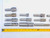 16pc LOT OF HSS SQUARE END MILL SIZES RANGE FROM 3/4 - 1 1/2 O.D. 0.75 - 1.5 - JG5084CT5
