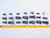 22pc LOT OF DEVLIEG MICROBORE INDEXABLE INSERT ADJUSTABLE BORING CARTRIDGES - JG5151BC6
