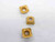 3pcs NEW INGERSOLL NELH43R01 308 TiN COATED CARBIDE MILLING INSERTS INDEXABLE - NS7351RDT