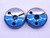 3/8 24 NF THREAD RING GAGES .375 .3750 GO NO GO P.D.'S = .3440 & .3410 UNF CHECK - DW42241OB6