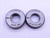 1" 12 UNF 2A SOLID THREAD RING GAGES 1.0 1.00 GO NO GO P.D.'S = .9441 & .9382 - DW42278MSAF